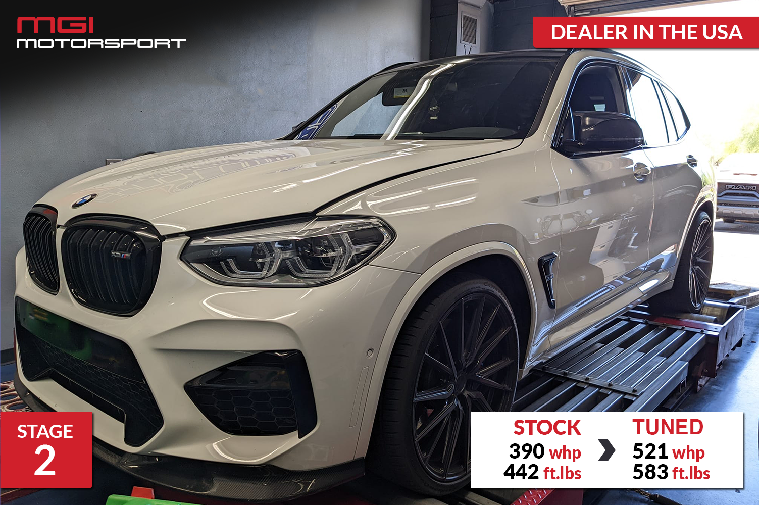 Featured image for “BMW X3M 3.0L Stage 2 | 521 whp 583 ft.lbs!”
